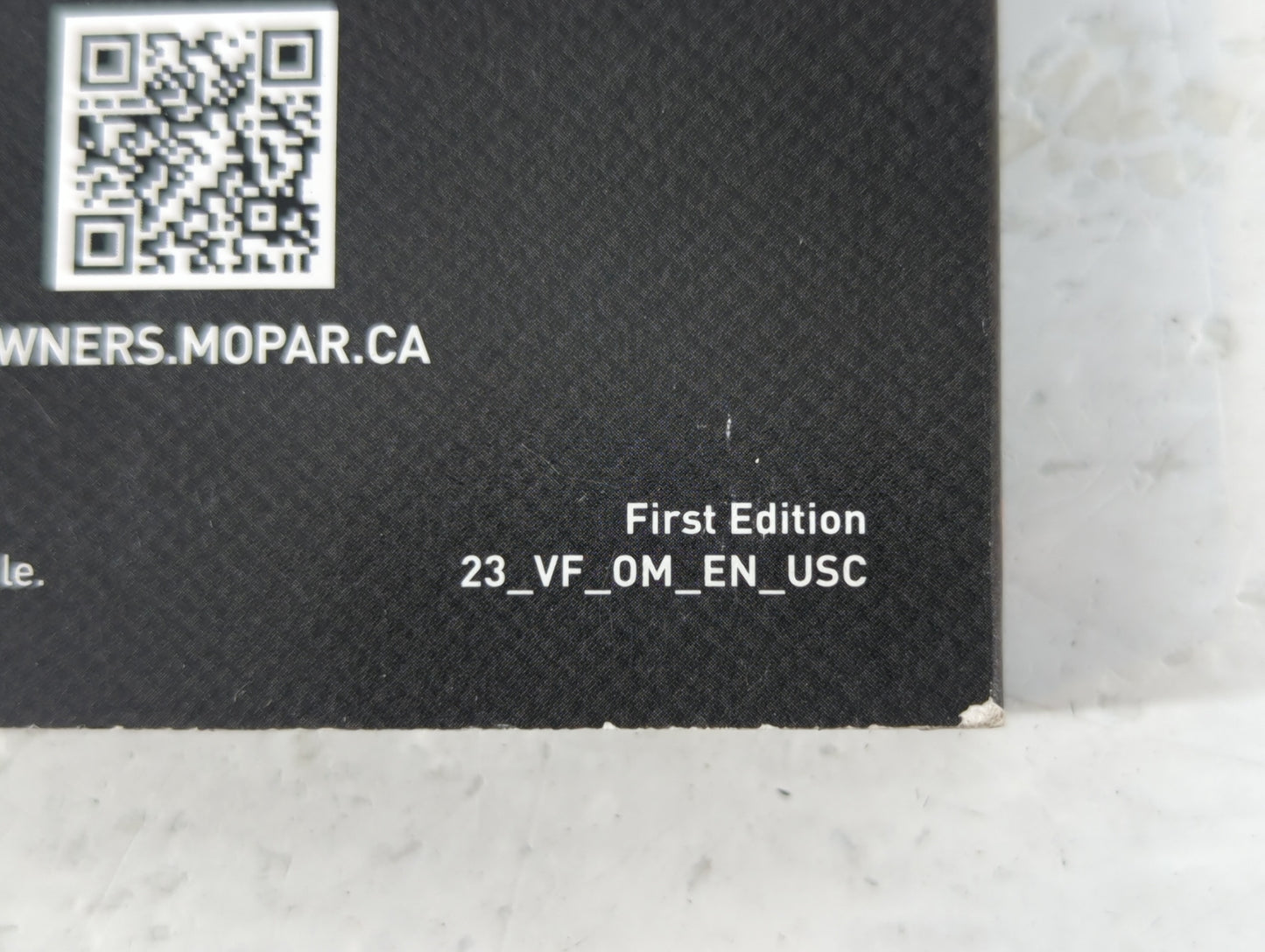 2023 Ram Promaster 1500 Owners Manual Book Guide OEM Used Auto Parts