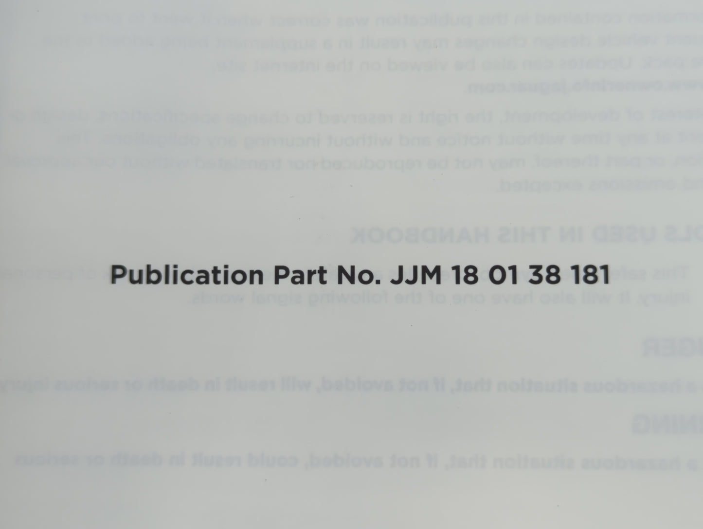 2016 Jaguar F-Pace Owners Manual Book Guide P/N:JJM 18 01 38 181 OEM Used Auto Parts