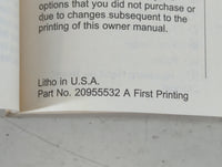 2013 Gmc Yukon Owners Manual Book Guide P/N:20955532 OEM Used Auto Parts