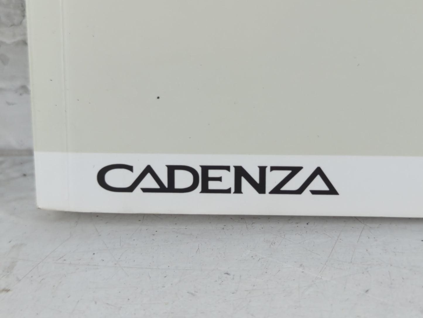 2015 Kia Cadenza Owners Manual Book Guide P/N:F3RO-EU47D OEM Used Auto Parts