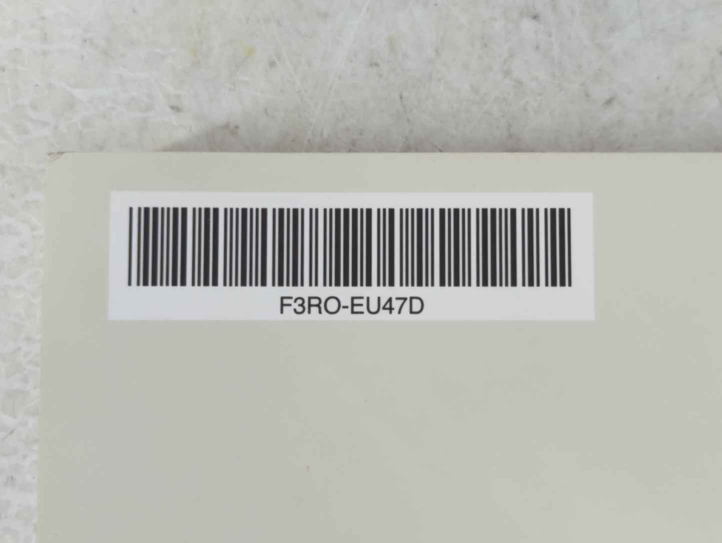 2015 Kia Cadenza Owners Manual Book Guide P/N:F3RO-EU47D OEM Used Auto Parts