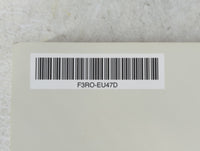 2015 Kia Cadenza Owners Manual Book Guide P/N:F3RO-EU47D OEM Used Auto Parts