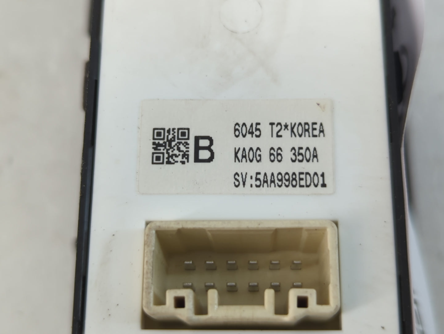 2016 Mazda Cx-5 Master Power Window Switch Replacement Driver Side Left P/N:KA0G 66 350A Fits OEM Used Auto Parts - Oemusedautoparts1.com