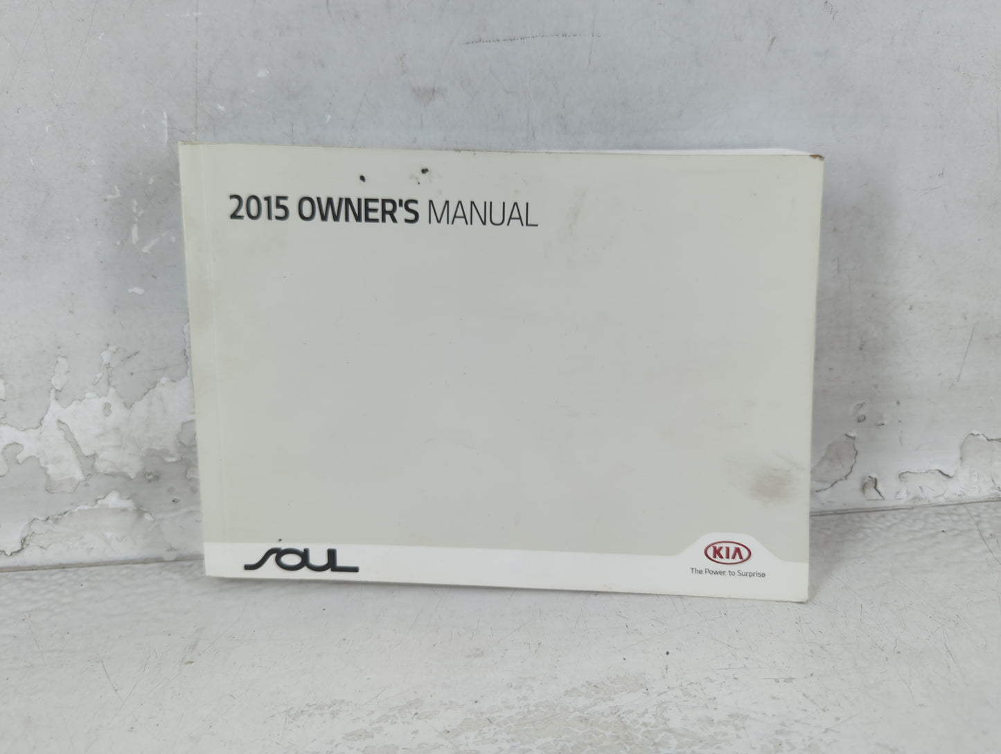 2015 Kia Soul Owners Manual Book Guide P/N:FB2O-EU4NG OEM Used Auto Parts