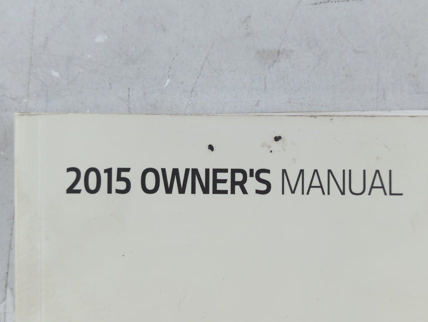 2015 Kia Soul Owners Manual Book Guide P/N:FB2O-EU4NG OEM Used Auto Parts