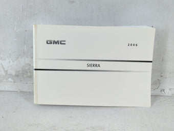 compare product 2006 Gmc Sierra Owners Manual Book Guide P/N:06SIERRA B OEM Used Auto Parts