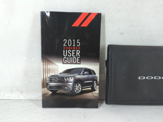 2015 Dodge Durango Owners Manual Book Guide P/N:15WD01-926-AA OEM Used Auto Parts