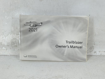 compare product 2021 Chevrolet Trailblazer Owners Manual Book Guide P/N:84401923 OEM Used Auto Parts