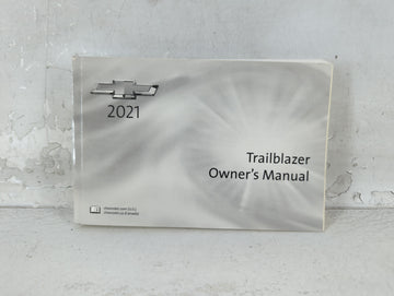 2021 Chevrolet Trailblazer Owners Manual Book Guide P/N:84401923 OEM Used Auto Parts - Oemusedautoparts1.com