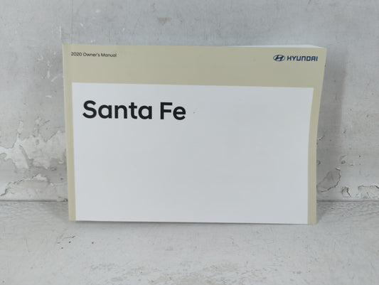 2020 Hyundai Santa Fe Owners Manual Book Guide P/N:LS2U-EU0OH OEM Used Auto Parts