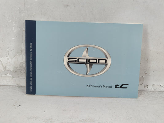 2007 Scion Tc Owners Manual Book Guide P/N:01999-21023 OEM Used Auto Parts