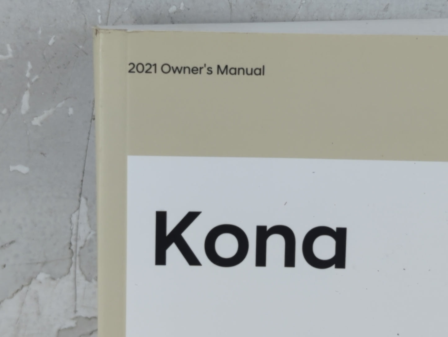 2021 Hyundai Kona Owners Manual Book Guide P/N:LJ9O-EU0OB OEM Used Auto Parts