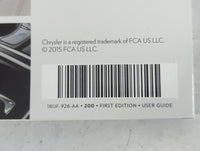 2016 Chrysler 200 Owners Manual Book Guide P/N:19UF-926-AA OEM Used Auto Parts