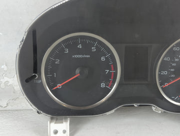 2016 Subaru Xv Instrument Cluster Speedometer Gauges P/N:85004FJ170 Fits OEM Used Auto Parts