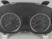 2016 Subaru Xv Instrument Cluster Speedometer Gauges P/N:85004FJ170 Fits OEM Used Auto Parts - Oemusedautoparts1.com