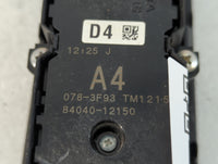 2020 Toyota Corolla Master Power Window Switch Replacement Driver Side Left P/N:84040-12150 Fits OEM Used Auto Parts