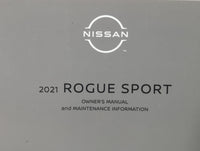 2021 Nissan Rogue Sport Owners Manual Book Guide P/N:OM21E0 0J11U0 OEM Used Auto Parts
