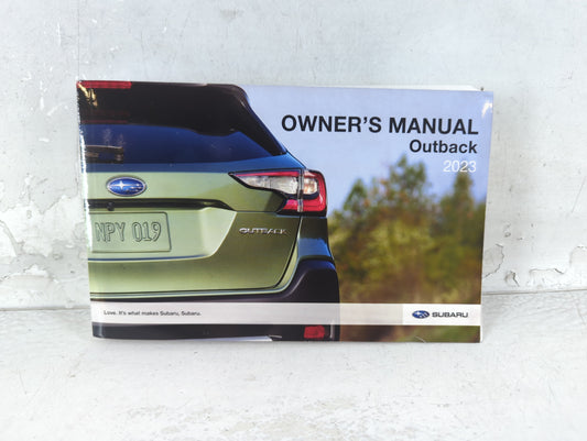 2023 Subaru Outback Owners Manual Book Guide P/N:A2620BE-C OEM Used Auto Parts