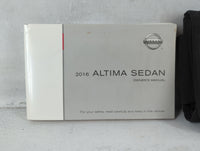 2016 Nissan Altima Owners Manual Book Guide P/N:OM16EA 0L33U0 OEM Used Auto Parts