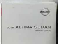 2016 Nissan Altima Owners Manual Book Guide P/N:OM16EA 0L33U0 OEM Used Auto Parts