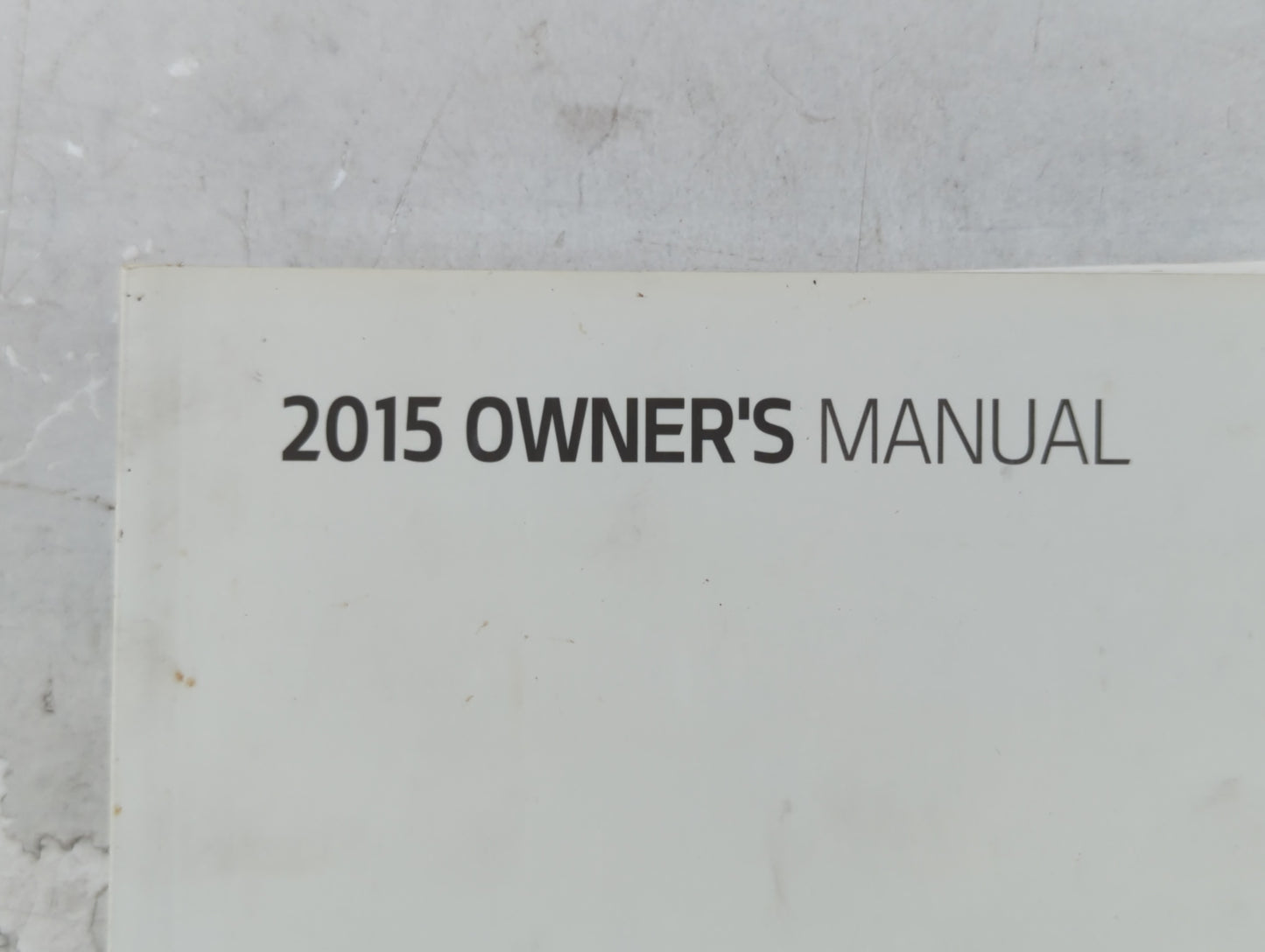 2015 Kia Optima Owners Manual Book Guide P/N:A4C0-EU44A OEM Used Auto Parts