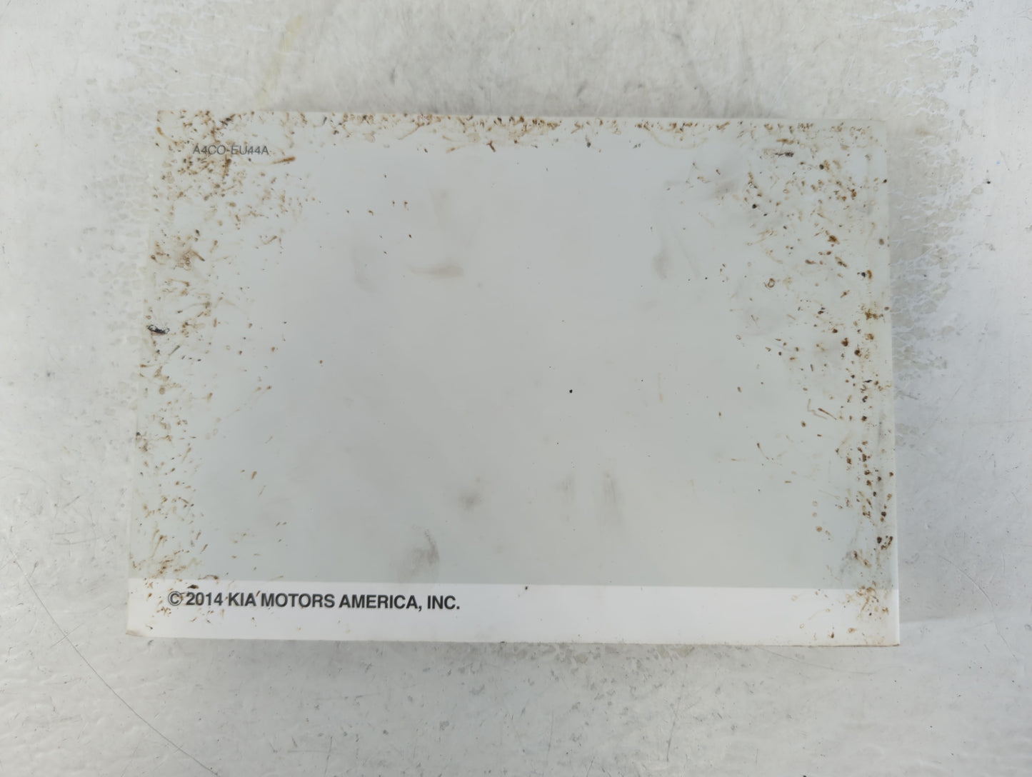 2015 Kia Optima Owners Manual Book Guide P/N:A4C0-EU44A OEM Used Auto Parts