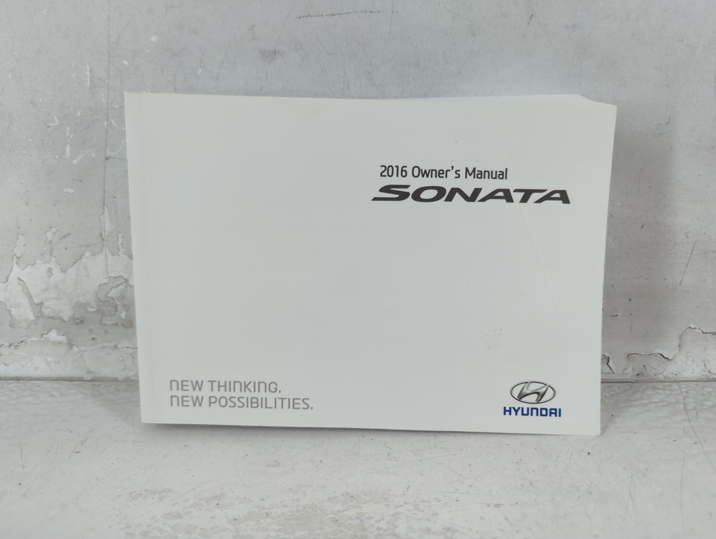 2016 Hyundai Sonata Owners Manual Book Guide P/N:GC10-EU59A OEM Used Auto Parts