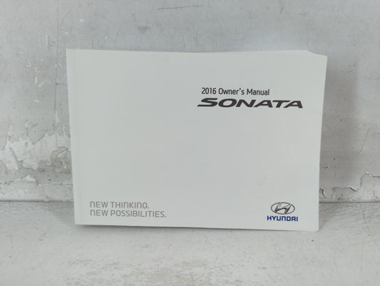 2016 Hyundai Sonata Owners Manual Book Guide P/N:GC10-EU59A OEM Used Auto Parts