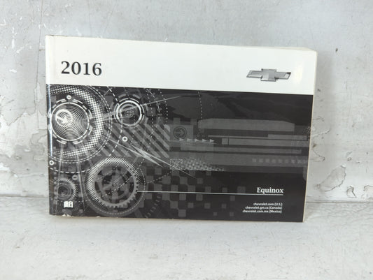 2016 Chevrolet Equinox Owners Manual Book Guide P/N:23170178 OEM Used Auto Parts