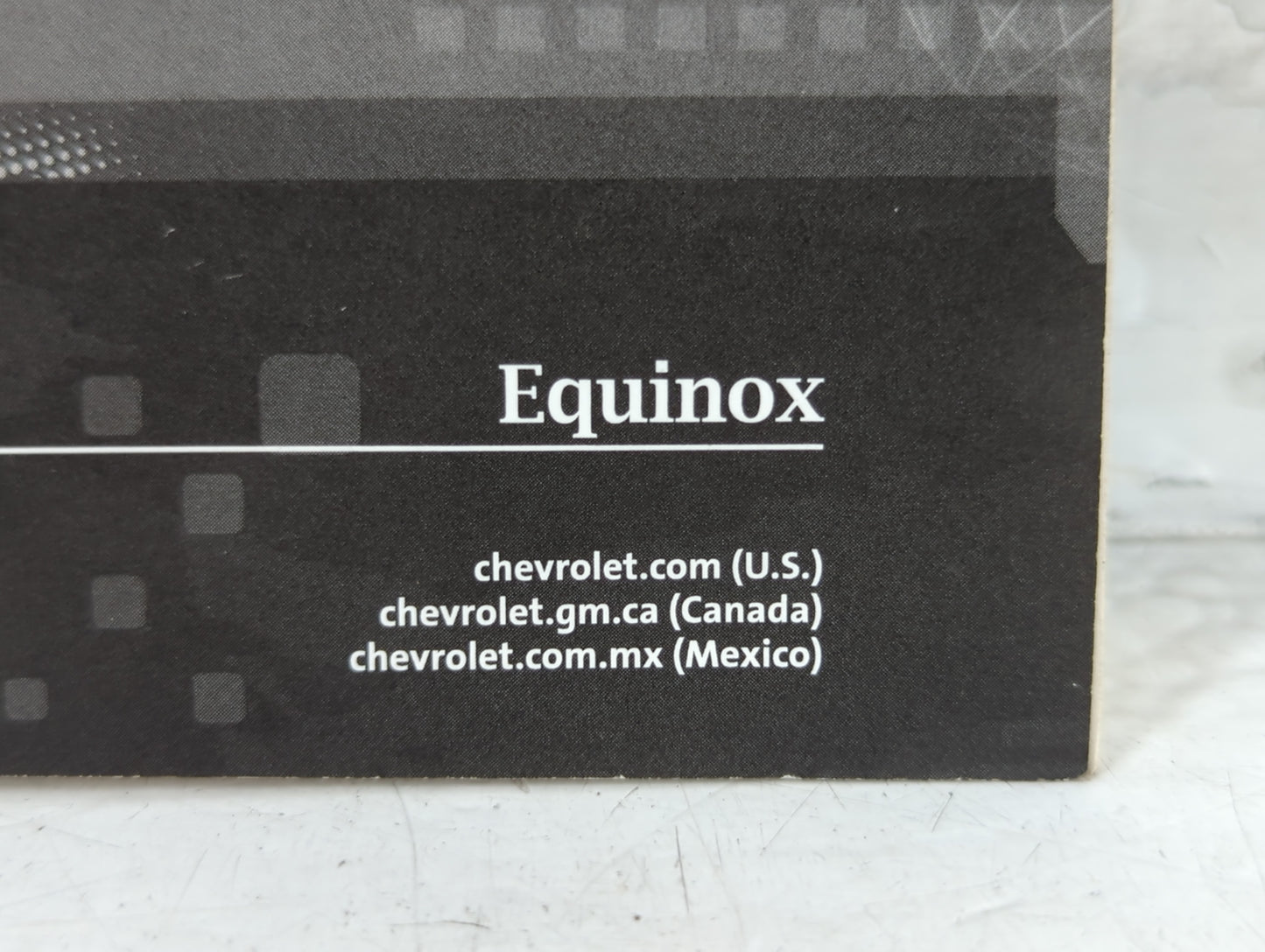 2016 Chevrolet Equinox Owners Manual Book Guide P/N:23170178 OEM Used Auto Parts