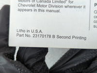 2016 Chevrolet Equinox Owners Manual Book Guide P/N:23170178 OEM Used Auto Parts