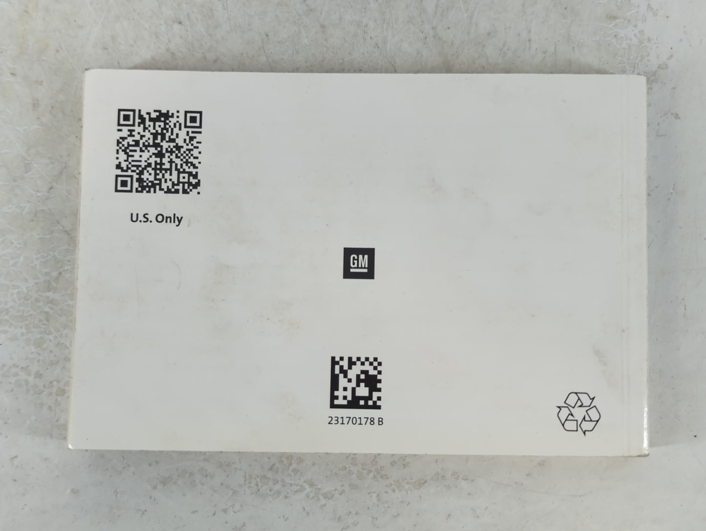 2016 Chevrolet Equinox Owners Manual Book Guide P/N:23170178 OEM Used Auto Parts