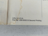 2012 Buick Verano Owners Manual Book Guide P/N:20916303 OEM Used Auto Parts