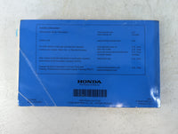 2009 Honda Civic Owners Manual Book Guide P/N:31SVA630 00X31-SVA-6301 OEM Used Auto Parts