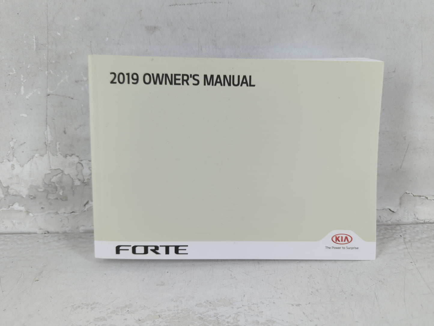 2019 Kia Forte Owners Manual Book Guide P/N:DLS4-EU95E OEM Used Auto Parts