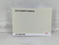 2019 Kia Forte Owners Manual Book Guide P/N:DLS4-EU95E OEM Used Auto Parts