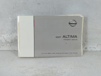 2007 Nissan Altima Owners Manual Book Guide P/N:OM7E-0L32U0 OEM Used Auto Parts