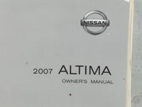 2007 Nissan Altima Owners Manual Book Guide P/N:OM7E-0L32U0 OEM Used Auto Parts