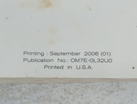 2007 Nissan Altima Owners Manual Book Guide P/N:OM7E-0L32U0 OEM Used Auto Parts