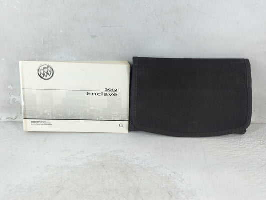 2012 Buick Enclave Owners Manual Book Guide P/N:20906533 A OEM Used Auto Parts