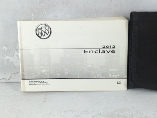 2012 Buick Enclave Owners Manual Book Guide P/N:20906533 A OEM Used Auto Parts