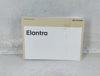 2018 Hyundai Elantra Owners Manual Book Guide P/N:JF3O-EU7OE OEM Used Auto Parts