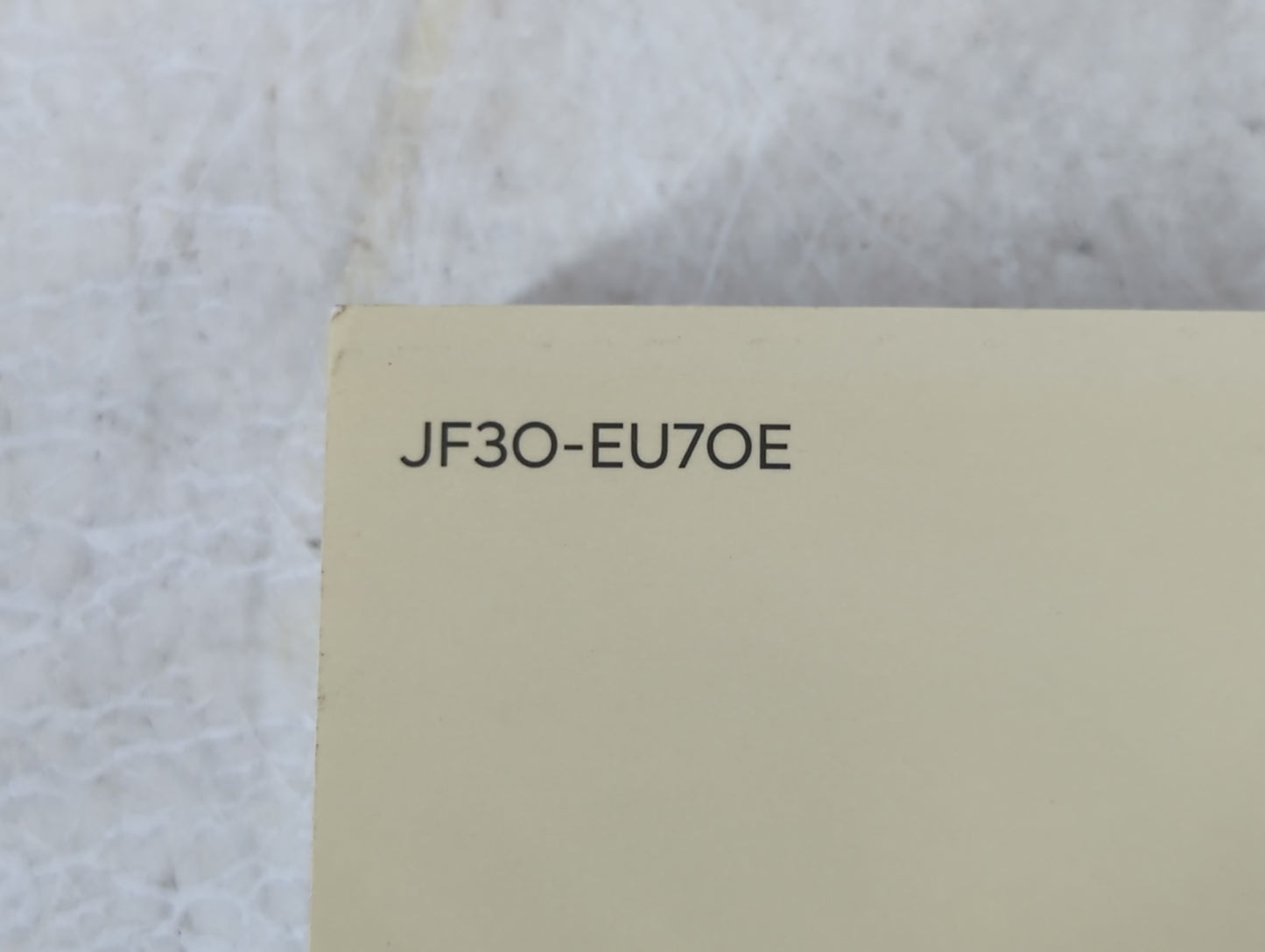 2018 Hyundai Elantra Owners Manual Book Guide P/N:JF3O-EU7OE OEM Used Auto Parts