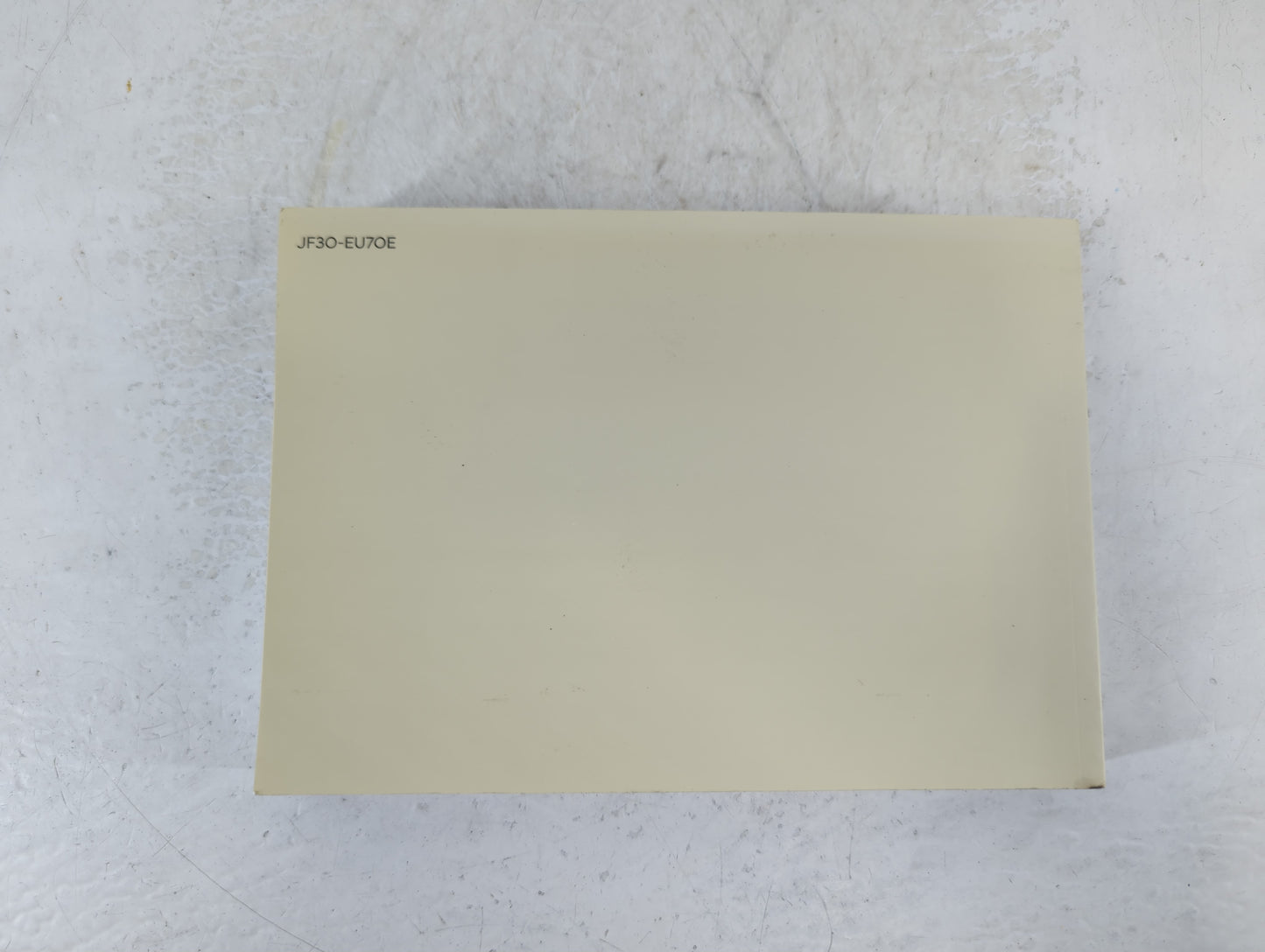 2018 Hyundai Elantra Owners Manual Book Guide P/N:JF3O-EU7OE OEM Used Auto Parts