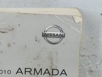 2010 Nissan Armada Owners Manual Book Guide P/N:OM0E TA60U2 OEM Used Auto Parts