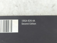 2019 Alfa Romeo Giulia Owners Manual Book Guide P/N:19GA-926-AA OEM Used Auto Parts