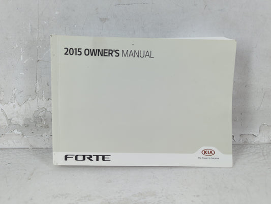 2015 Kia Forte Owners Manual Book Guide P/N:FA7O-EU47F OEM Used Auto Parts