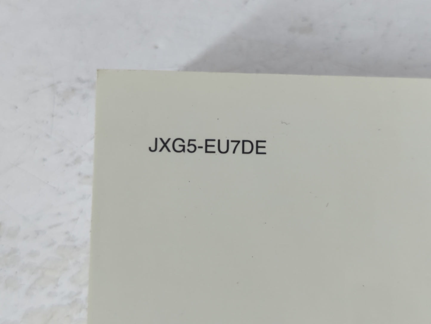 2018 Kia Sorento Owners Manual Book Guide P/N:JXG5-EU7DE OEM Used Auto Parts