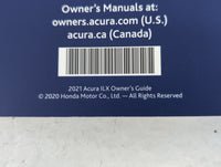 2021 Acura Ilx Owners Manual Book Guide P/N:31TX6G50 00X31-TX6-G500 OEM Used Auto Parts