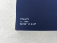 2021 Acura Ilx Owners Manual Book Guide P/N:31TX6G50 00X31-TX6-G500 OEM Used Auto Parts